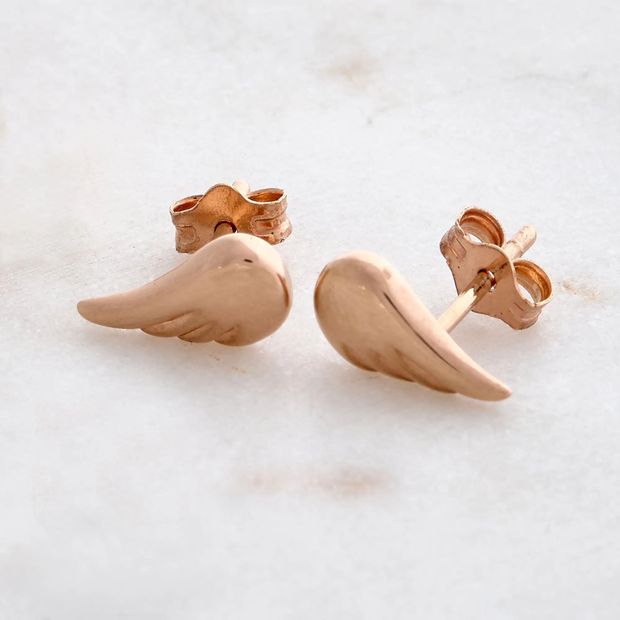 Angel Wing Stud Earrings