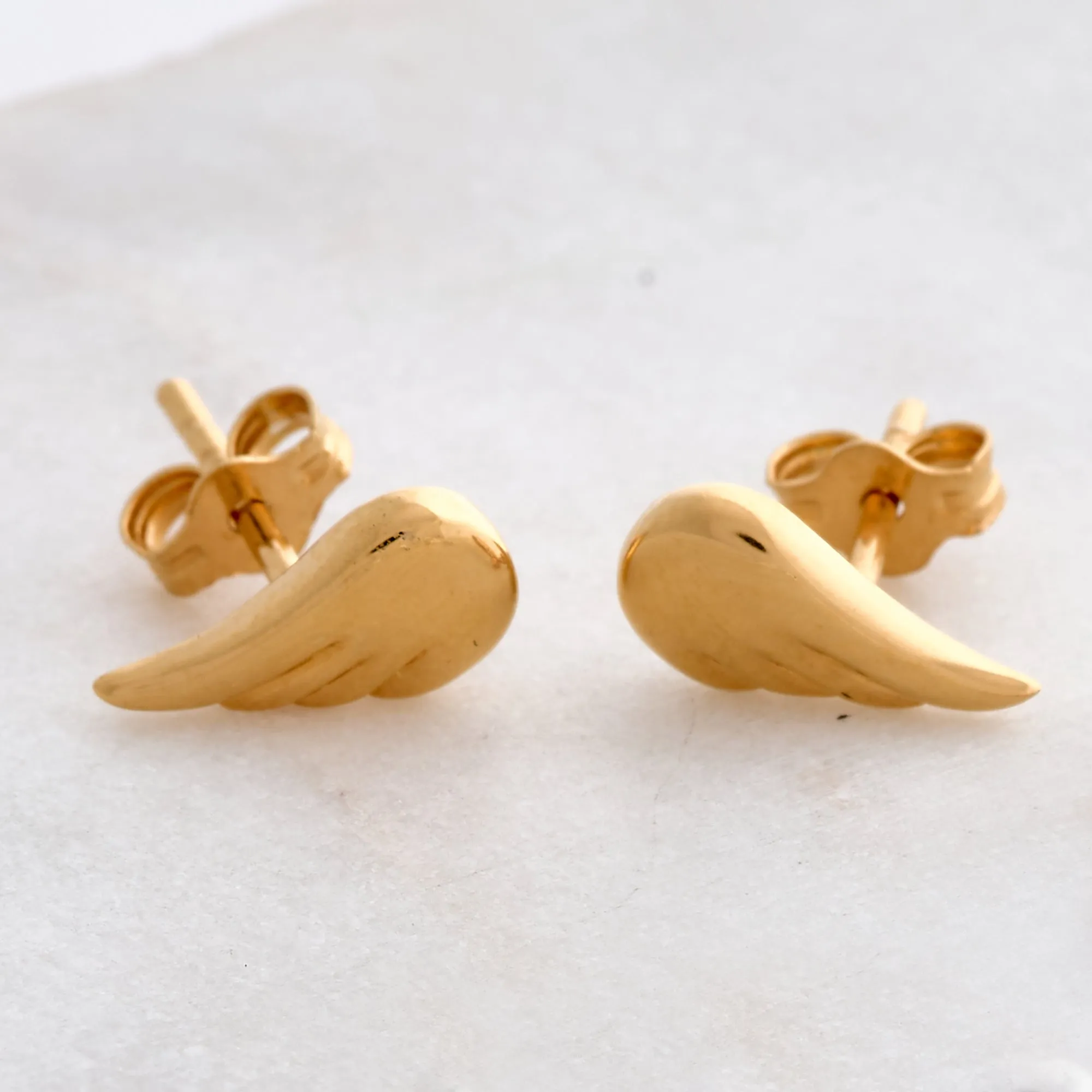 Angel Wing Stud Earrings