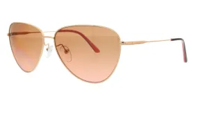 Calvin Klein CK19103S 39365 Rose Gold Butterfly Sunglasses