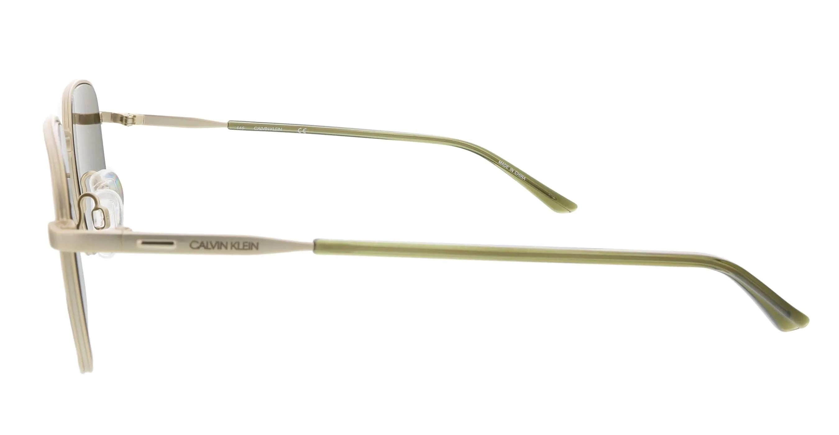Calvin Klein CK20318S 45052 Satin Gold Square Sunglasses