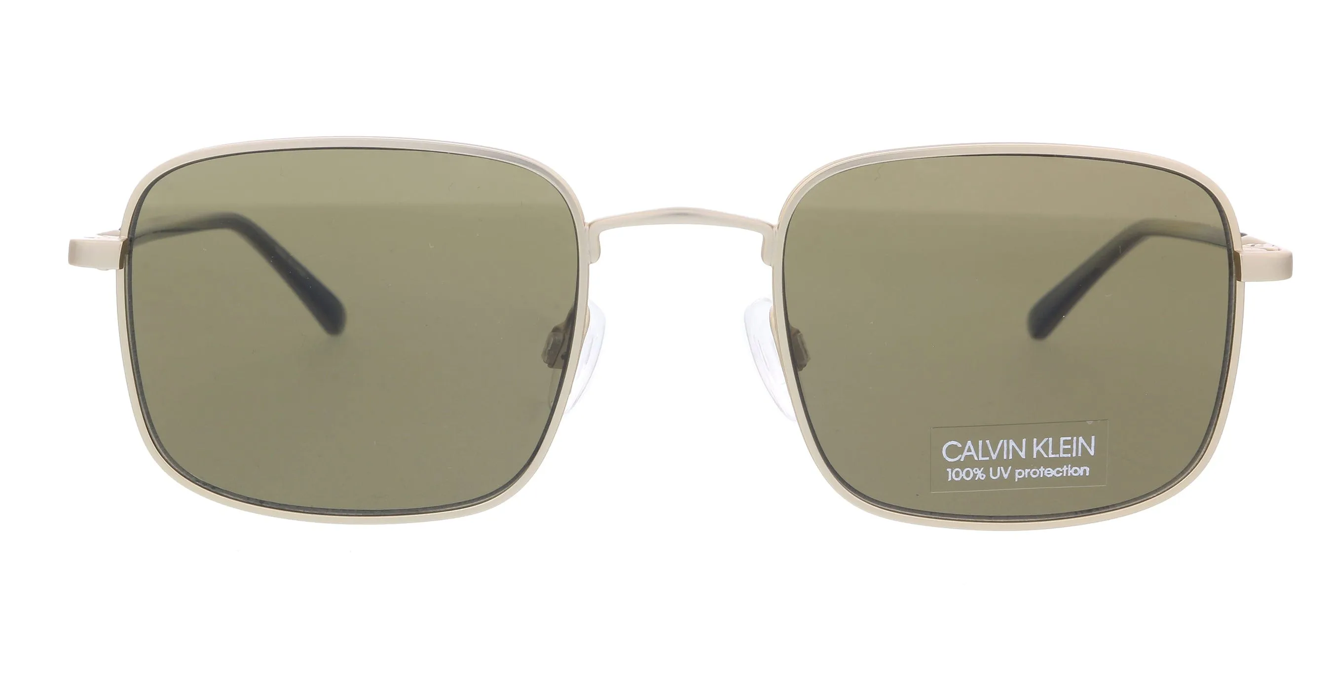 Calvin Klein CK20318S 45052 Satin Gold Square Sunglasses
