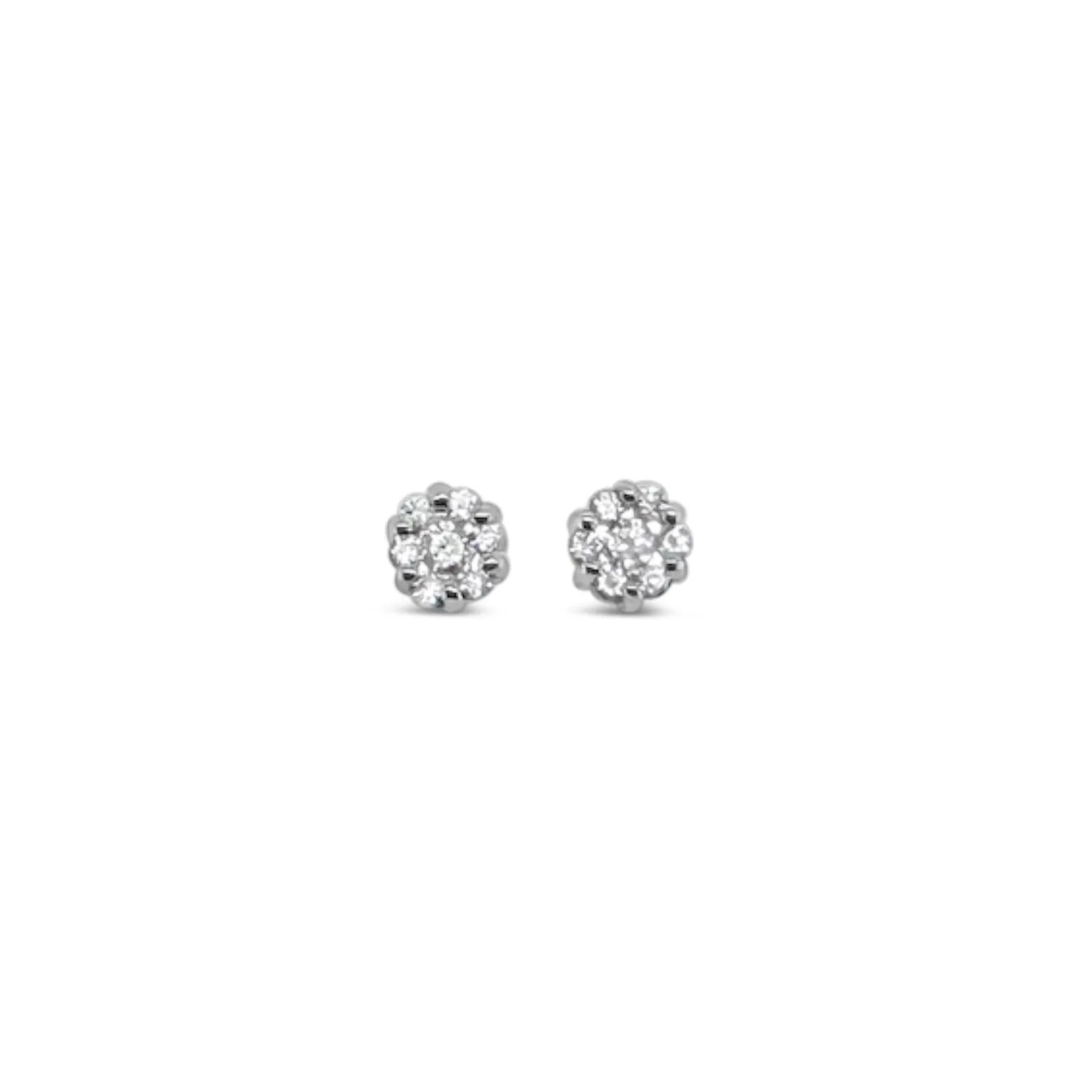 Classic Diamond Cluster Studs