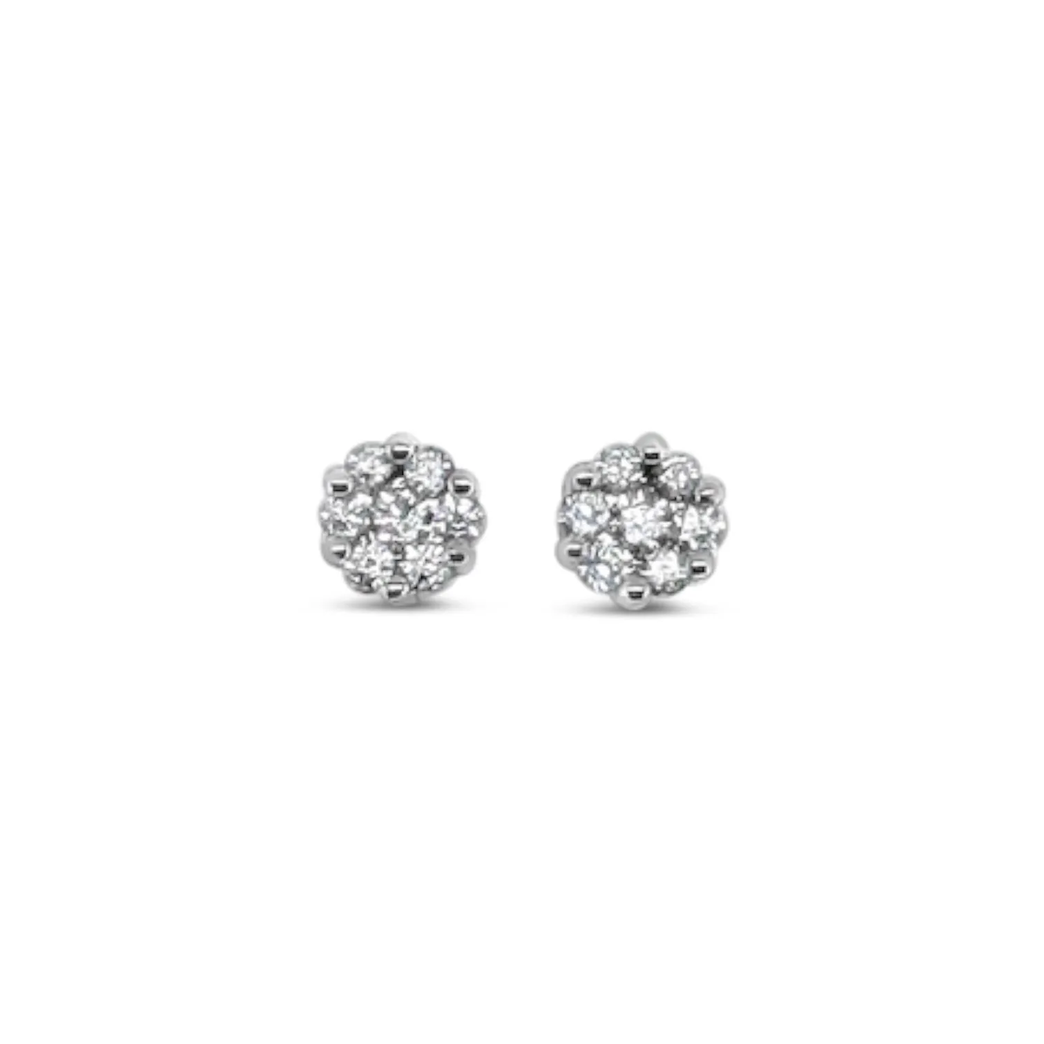 Classic Diamond Cluster Studs