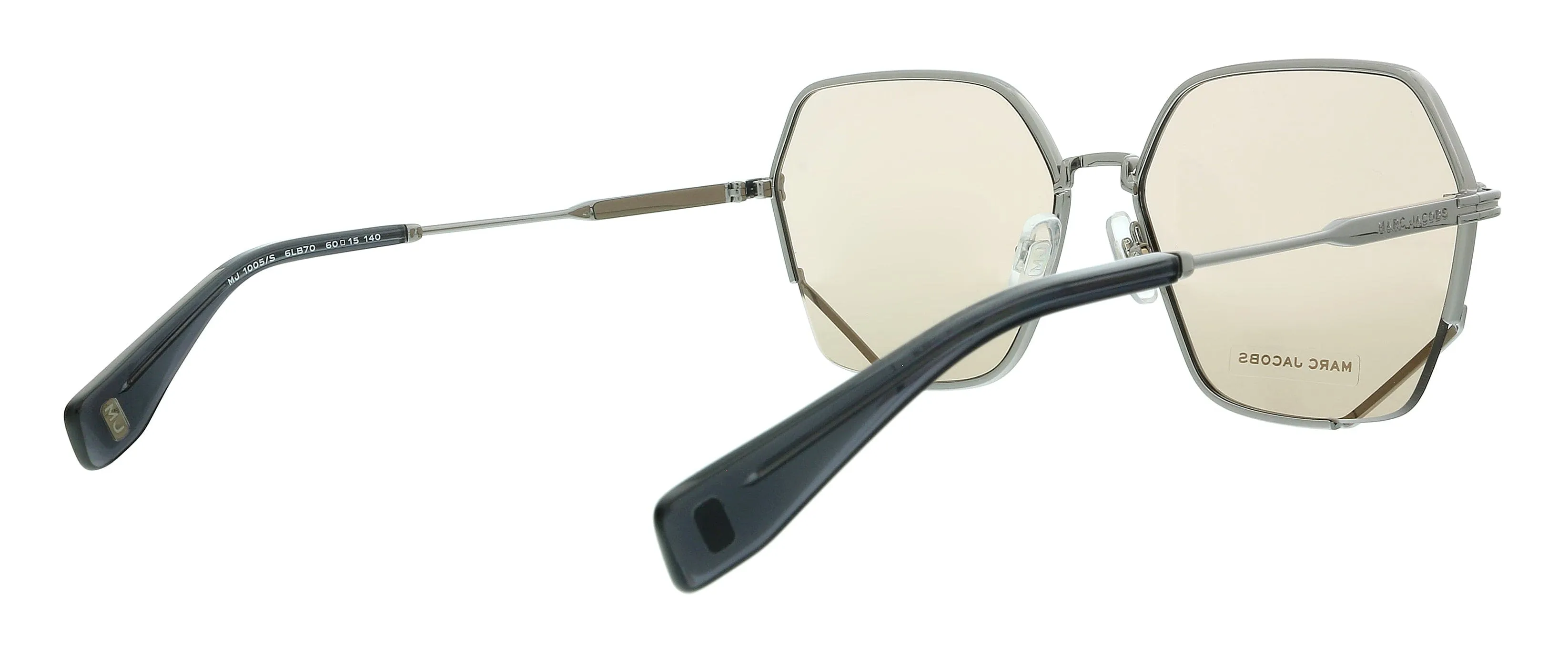 Damaged/Store Return Marc Jacobs MJ 1005/S 70 06LB Ruthenium Geometric Sunglasses