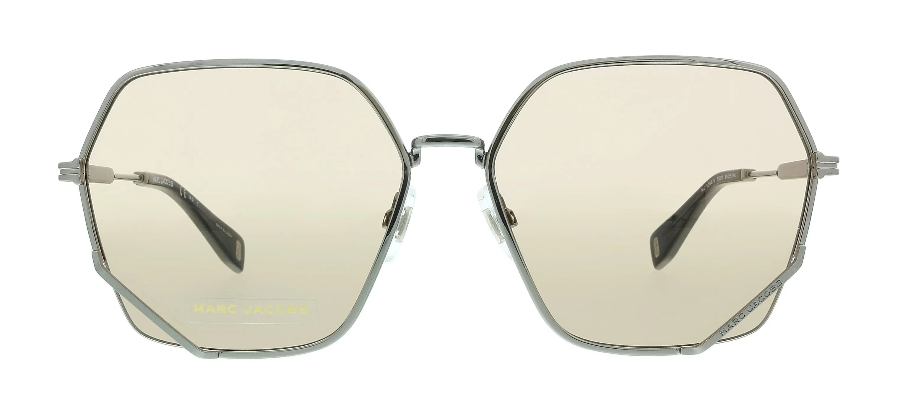 Damaged/Store Return Marc Jacobs MJ 1005/S 70 06LB Ruthenium Geometric Sunglasses