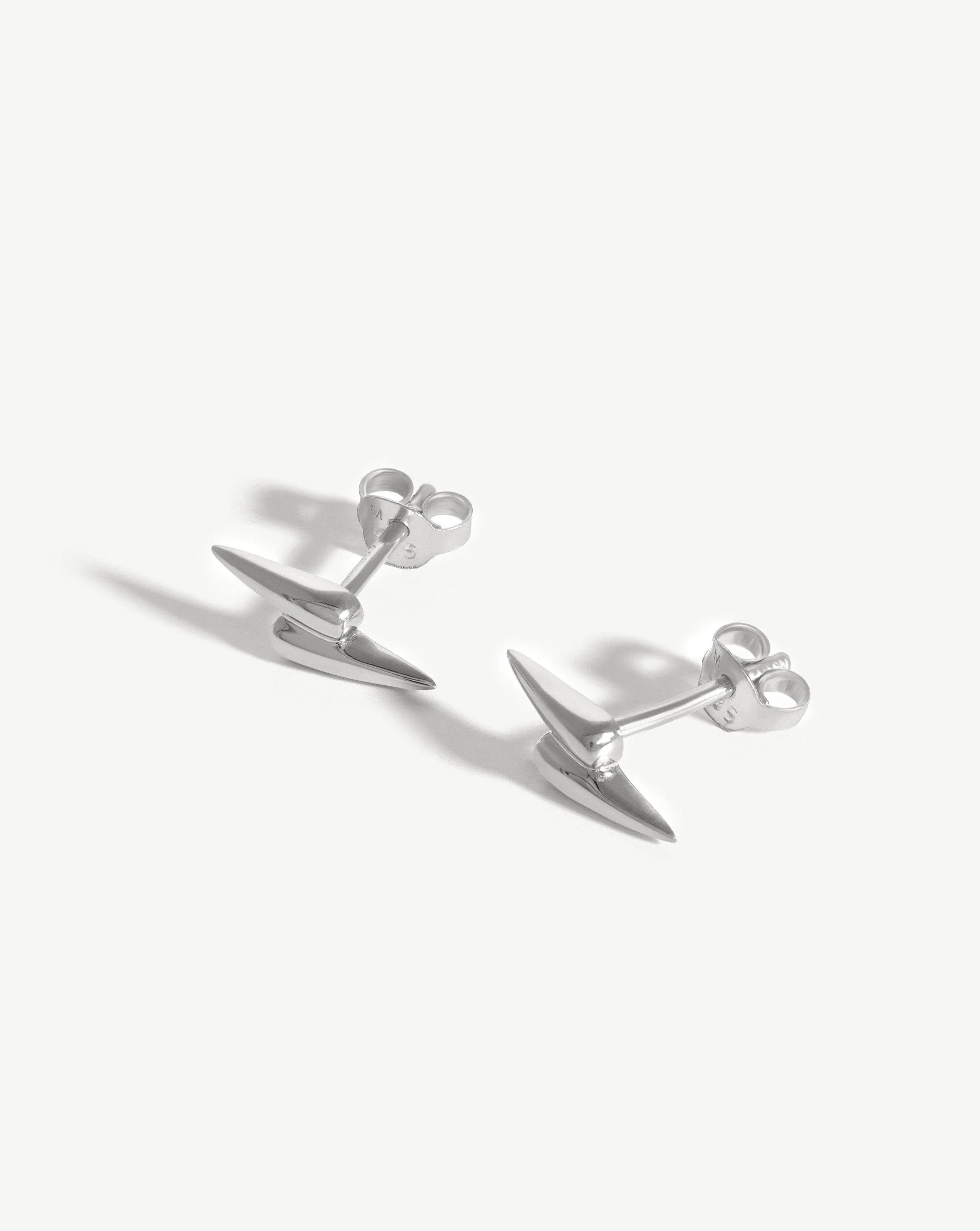 Double Claw Stud Earrings | Sterling Silver