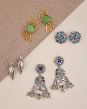 Gungun Combo Earring Set - wxo