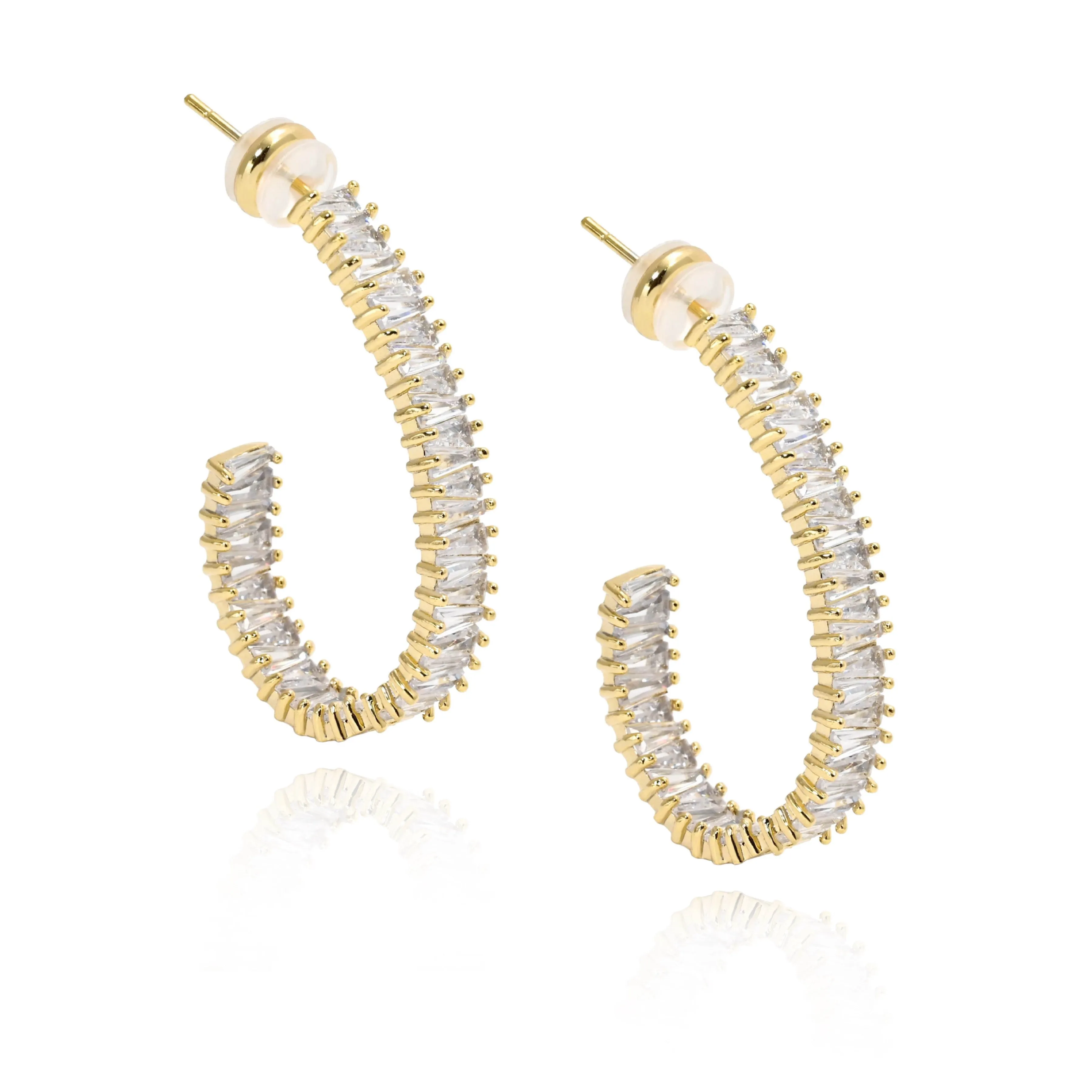 Hazel CZ Hoop