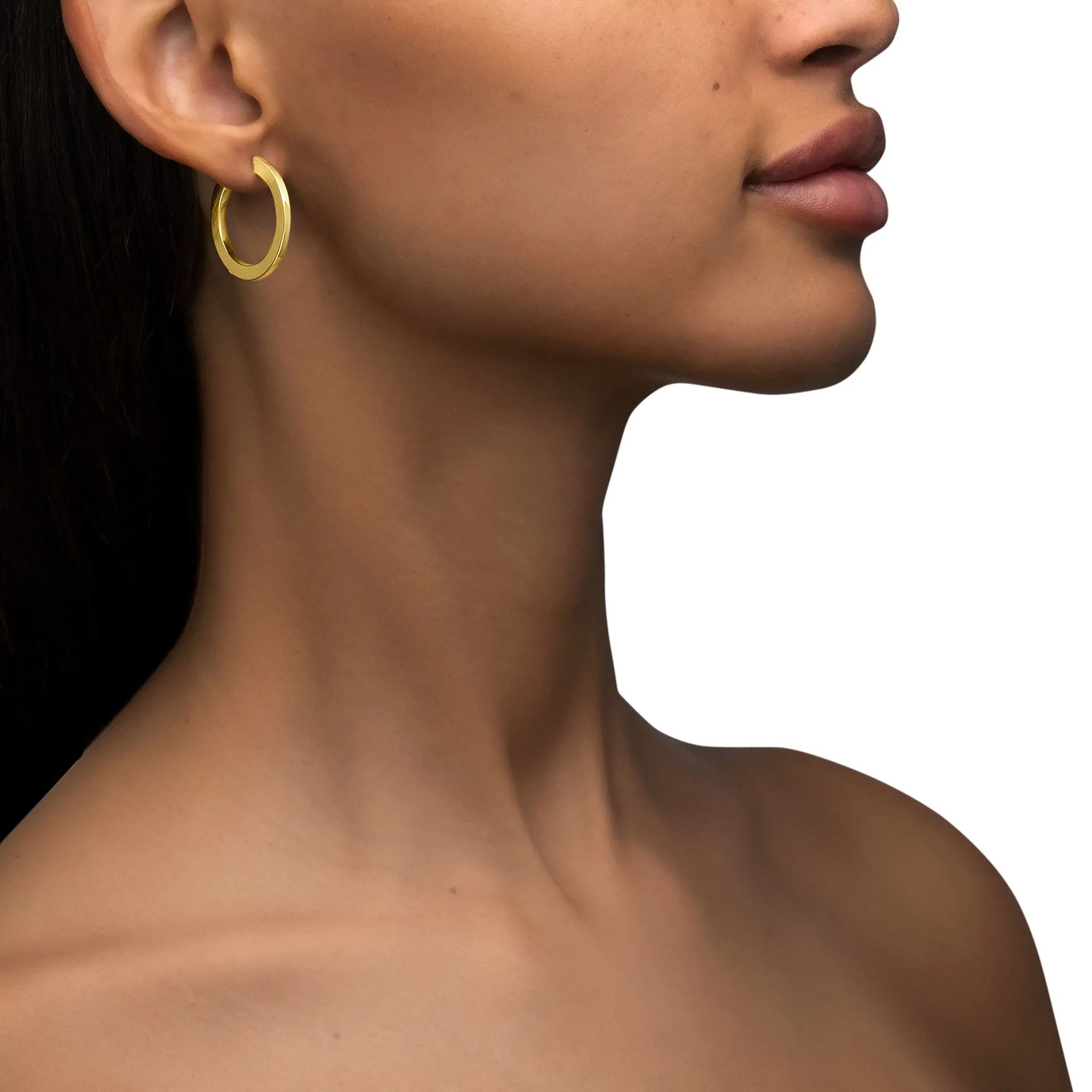 LIGHT Hoop Earrings Medium