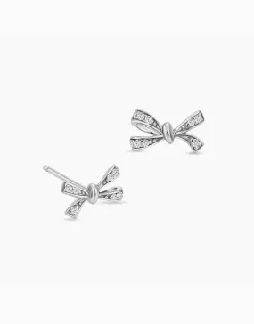 LVC Noeud Le Ruban Diamond Stud Earrings