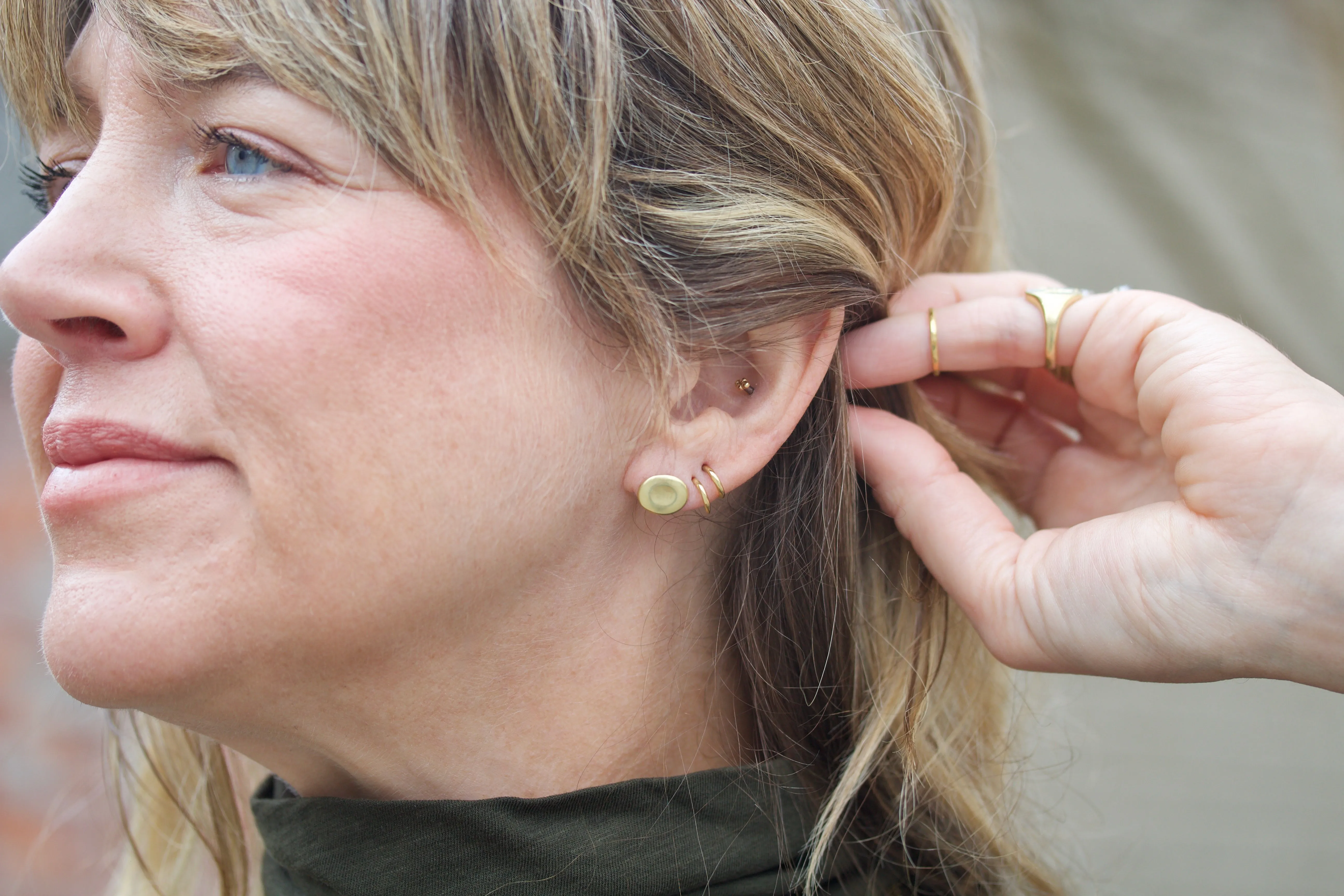 River Stone Earrings