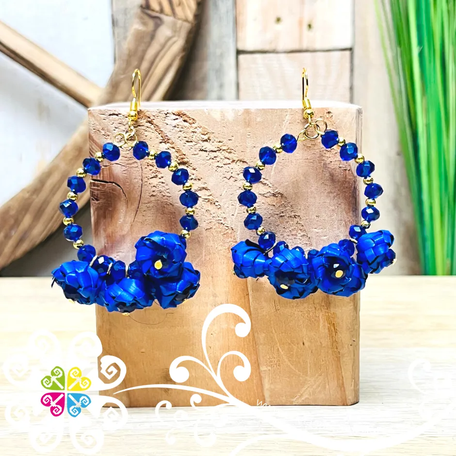 Rose Hoops - Palm Earrings
