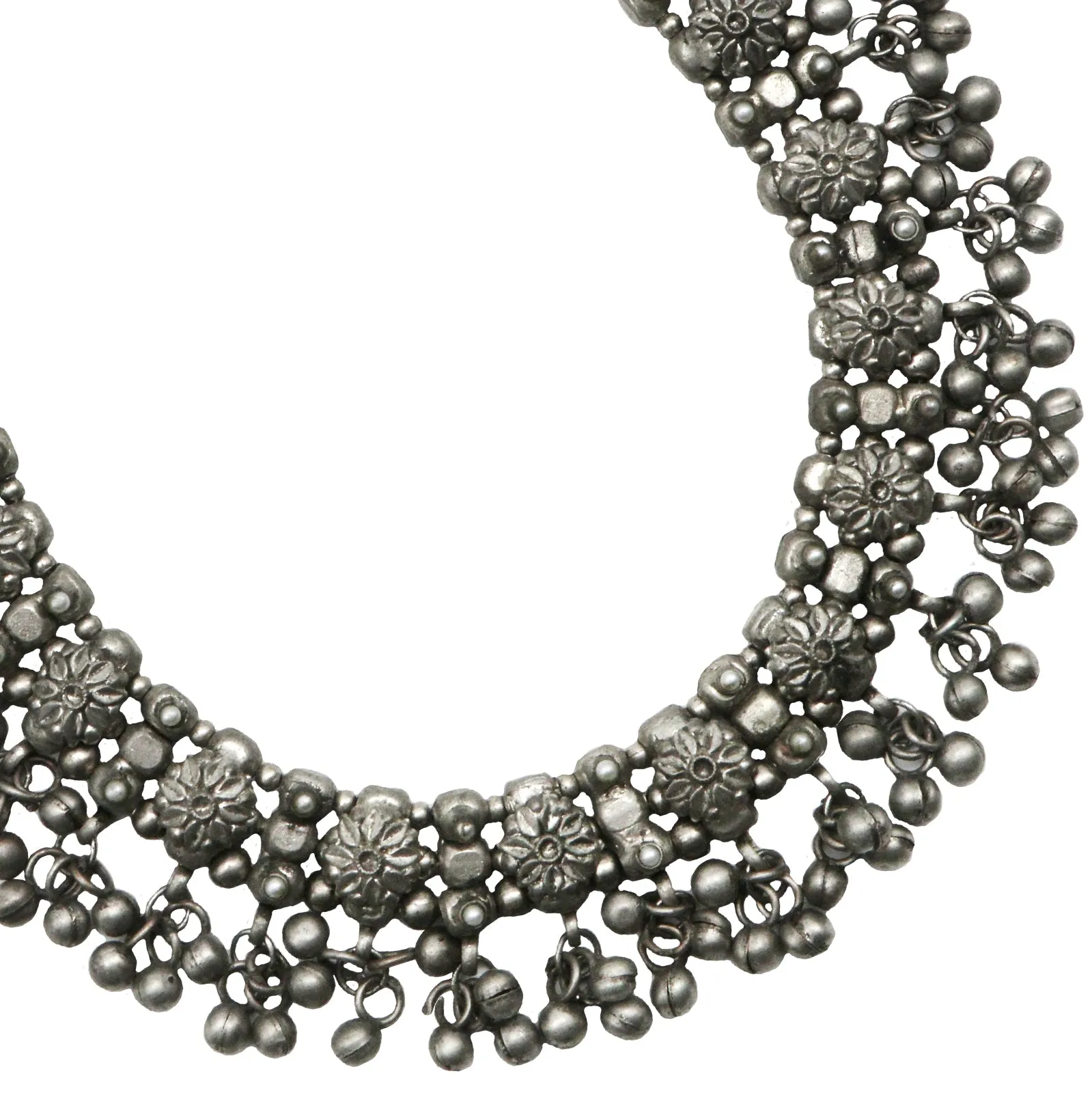 Teejh Adrija Metallic Silver Oxidized Jewelry Gift Set