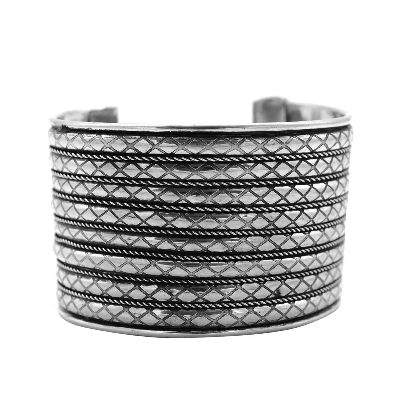 Teejh Adrija Metallic Silver Oxidized Jewelry Gift Set