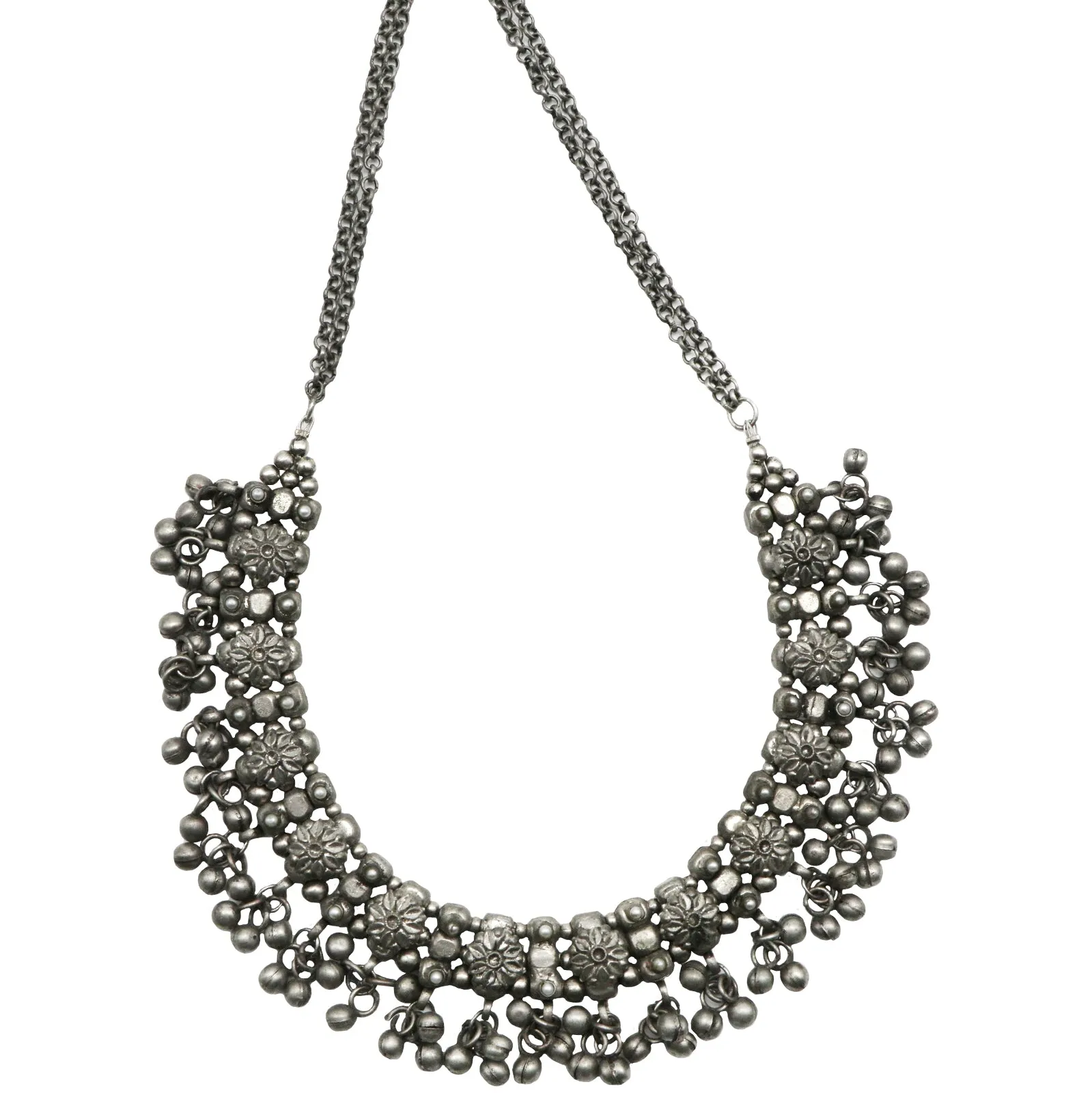 Teejh Adrija Metallic Silver Oxidized Jewelry Gift Set